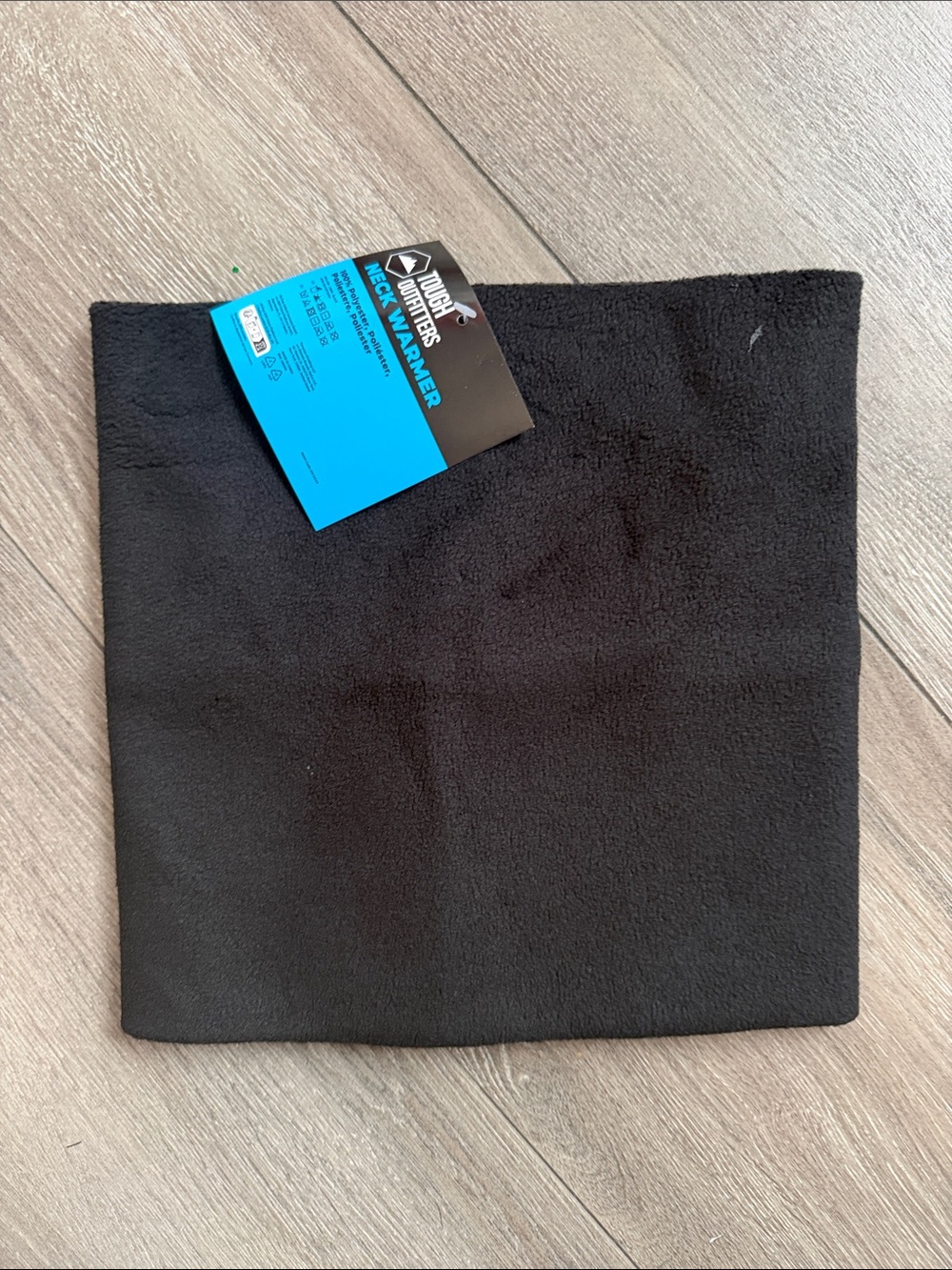 Men's Black Fleece Neck Warmer - Unbranded